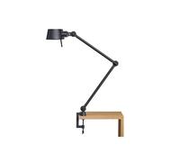 Lampe à Poser Tonone Bolt à Double Bras avec Pince , Noir Fumé