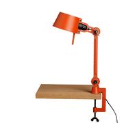 Lampe à Poser Tonone Bolt Courte à Un Bras avec Pince, Orange Vif