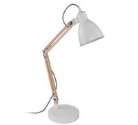 Lampe à poser TORONA 1 E14 1X28W en acier blanc 445x180x605mm