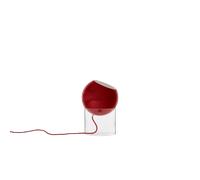 Lampe à Poser &Tradition Topan VP13, Acrylique Transparent /rouge Vermillon