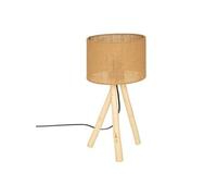 Lampe à poser trépied bois Seav