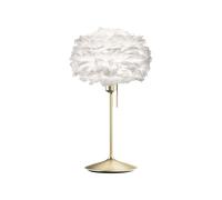 Umage Lampe de table Eos mini Blanc-Acier brossé