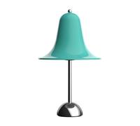 Lampe à Poser Verpan Pantop Ø23 Bleu Sarcelle Clair