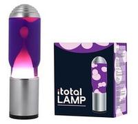 I-TOTAL - Lampe à Lave Magma & Glitter (liquide violet/cire blanche)