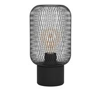 Lampe à poser WRINGTON E27 1X60W en acier noir D150mm