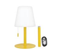 Lampe à poser - XANLITE - LP16CJRCCT - Couleur Moutarde - Rechargeable USB - IP44, autonomie 8h