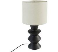 Lampe à poser Yulia 40 cm céramique noir Atmosphera Noir G