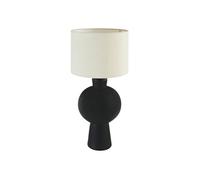 Lampe - ATMOSPHERA - KALILA NOIR H59 - Intérieur - 1 ampoule - Polypropylène et fonte