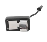 Lampe à Pouce LED Rechargeable par USB à Lumière Blanche avec Niveaux de luminosité Réglables, pour Le Nettoyage des Oreilles, Alliage Plastique, Trois Vitesses (Black)