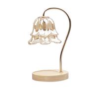 Lampe À Réchauffeur De Bougie avec Gradateur, Chauffe-Bougie Électrique Réglable, Fusion De Lumière Plus Chaude avec 2 Ampoules pour Bougies en Pot, Bougies Parfumées sans Flamme