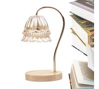 Lampe À Réchauffeur De Bougie avec Gradateur, Chauffe-Bougie Électrique Réglable, Fusion De Lumière Plus Chaude avec 2 Ampoules pour Bougies en Pot, Bougies Parfumées sans Flamme