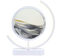 Lampe à Sable Mouvant LED Design 32 cm - Ambiance Relaxante - Gris