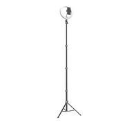 Lampe à selfie de 25,4 cm pour diffusion en direct et vidéo à intensité variable, trépied extensible, support de téléphone, lumières LED, lumière à selfie avec trépied et support de téléphone