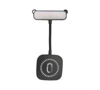 Lampe à selfie magnétique avec col de cygne flexible, 5 niveaux de luminosité et temps de couleur 2700 K-6500 K, lumière LED rechargeable USB-C pour lecture vidéo sur téléphone