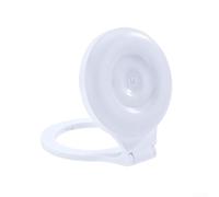 Lampe à selfie portable à intensité variable avec base magnétique, idéale pour les streamers, options de luminosité réglables disponibles (blanc)