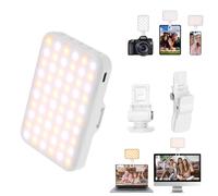 Lampe à Selfie pour iPhone - BANSINE Rechargeable par USB - Lampe Photo Portable avec IRC 97+, température de Couleur jusqu'à 6500 K pour Selfie, conférence Zoom, vidéo et Maquillage