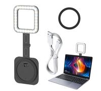 Lampe à selfie pour téléphone | Anneau rond à selfie, jusqu'à 9000 K rechargeable à intensité variable pour photographie mobile, vidéo, vlogs