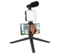 Lampe à selfie pour téléphone - Trépied à selfie | Support stable à LED pour téléphone portable, trépied multifonction pour téléphone portable pour enregistrement vidéo, maquillage, streaming en