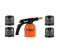 Lampe à souffler à gaz pour cartouches 190G + 4 cartouches - T N20-045
