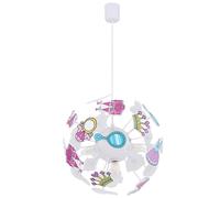 Lampe à suspendre chambre d'enfant Lampe à suspendre château Lampe pour chambre d'enfant fille, plastique, 4x E14 douilles, DxH 35 x 120
