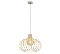 Lampe à suspendre crème Lampe à suspendre sable Lampe à suspendre rétro Tiges métalliques, douille E27, DxH 40x150 cm