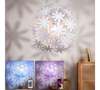 Lampe à suspendre Lampe de salon Ampoule incluse Blanc H 150 cm