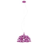 Lampe à suspendre LED pour enfants Lampe de table à manger pourpre Lampe de cuisine, plastique lilas, 9W 810Lm blanc chaud, DxH 38x110 cm