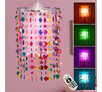 Lampe À Suspendre LED Pour Enfants RGB Avec Télécommande En Cristal Dimmer
