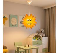 Lampe Suspendue Lumières de Chambre Enfant pour Soleil Jaune Salle Jeux