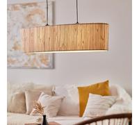 lampe à suspension à 2 flammes - suspension de style naturel avec câble