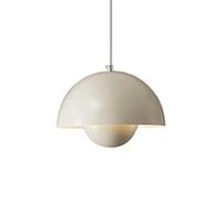 Lampe à suspension créative en forme de bouton de fleur minimaliste en fer, luminaires de plafond à base E27, lustre de personnalité nordique, lampe suspendue de décoration de studio de café de