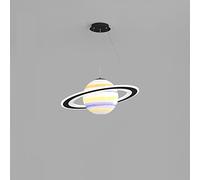 Lampe à Suspension créative planète pour Chambre d'enfant garçons Chambre de bébé Chambre d'enfant Ronde intéressante Lustre LED luminaire Suspendu décoratif intérieur Cuisine îlot Salle à