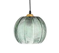 Lampe à Suspension de Plafond 1 lumière en Verre Vert pour îlot de Cuisine en Verre pour Chambre à Coucher, luminaire Suspendu pour Restaurant, Salle à Manger