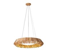 Lampe à suspension de salle à manger scandinave moderne minimaliste B&B Log LED suspension barre chambre lampe de chevet en bois massif japonais rétro plafonnier luminaire avec abat-jour en verre