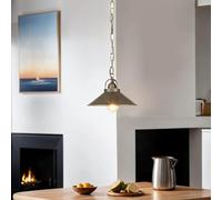 Lampe à suspension haut de gamme en laiton véritable en bronze table à manger antique salon Ø25 cm E27 max 60W suspension industrielle ronde salle à manger