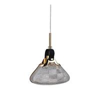 Lampe à suspension, Lampe à suspension nordique simple en verre, forme de base, convient for une petite lampe suspendue dans le salon, la chambre coucher l'îlot cuisine mesure 16 cm haut