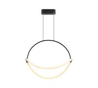 Lampe à suspension lampe de table à manger lampe de salon LED noire H 170 cm