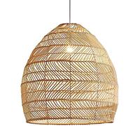 Lampe à Suspension Lanterne tissée à la Main Lustre de simplicité Convient au Plafond en rotin Naturel Lampe Suspendue pour décoration de Style Japonais Applique Murale Ange Applique Murale pour