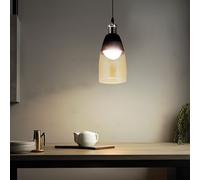 Spot de plafond suspension lampe suspendue design verre noir champagne éclairage Globo 15516