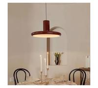 Lampe à Suspension Moderne en métal Rouge E27, Ampoule pour Salle à Manger, Cuisine, Bar, luminaires pour Chambre à Coucher, Cordon réglable, éclairage Moderne
