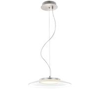 Lampe à suspension moderne pour table à manger, lampe suspendue à anneau, lampe à suspension LED pour salon, métal, 1 LED 12 W 930 lm 3000 K blanc chaud, DxH 40 x 125 cm
