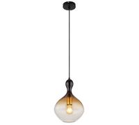 Suspension Lampe De Chambre En Verre Boule Or 1 Flamme H 120 Cm