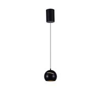 Lampe à suspension tactile LED réglable en hauteur, noire, 150 cm