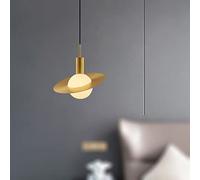 SilteD Lampe à suspension UFO à tête unique en verre – réglable pour salon et îlot