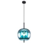 Lampe à suspension VINTAGE, dimmable, suspension au plafond en verre, télécommande dans un ensemble comprenant des ampoules LED RVB