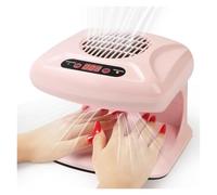Lampe à UV LED sans fil 300W, sèche-ongles rapide avec écran LCD numérique, 3 minuteries et capteur Intelligent for manucure en Salon, rose(Pink)
