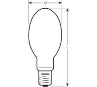 Osram NAV-E null ampoule aux halogénures métalliques 150 W 2000 K