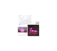 Lampe Acrylique Led Effet Néon Love M12 - Home Deco Factory