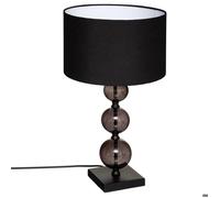 Créateur d'intérieur - Lampe à Poser en Verre "Alma" 52cm Noir