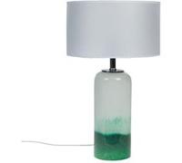 Lampe Amazonia abat jour nacré - Amadeus - Vert - Verre Vert G